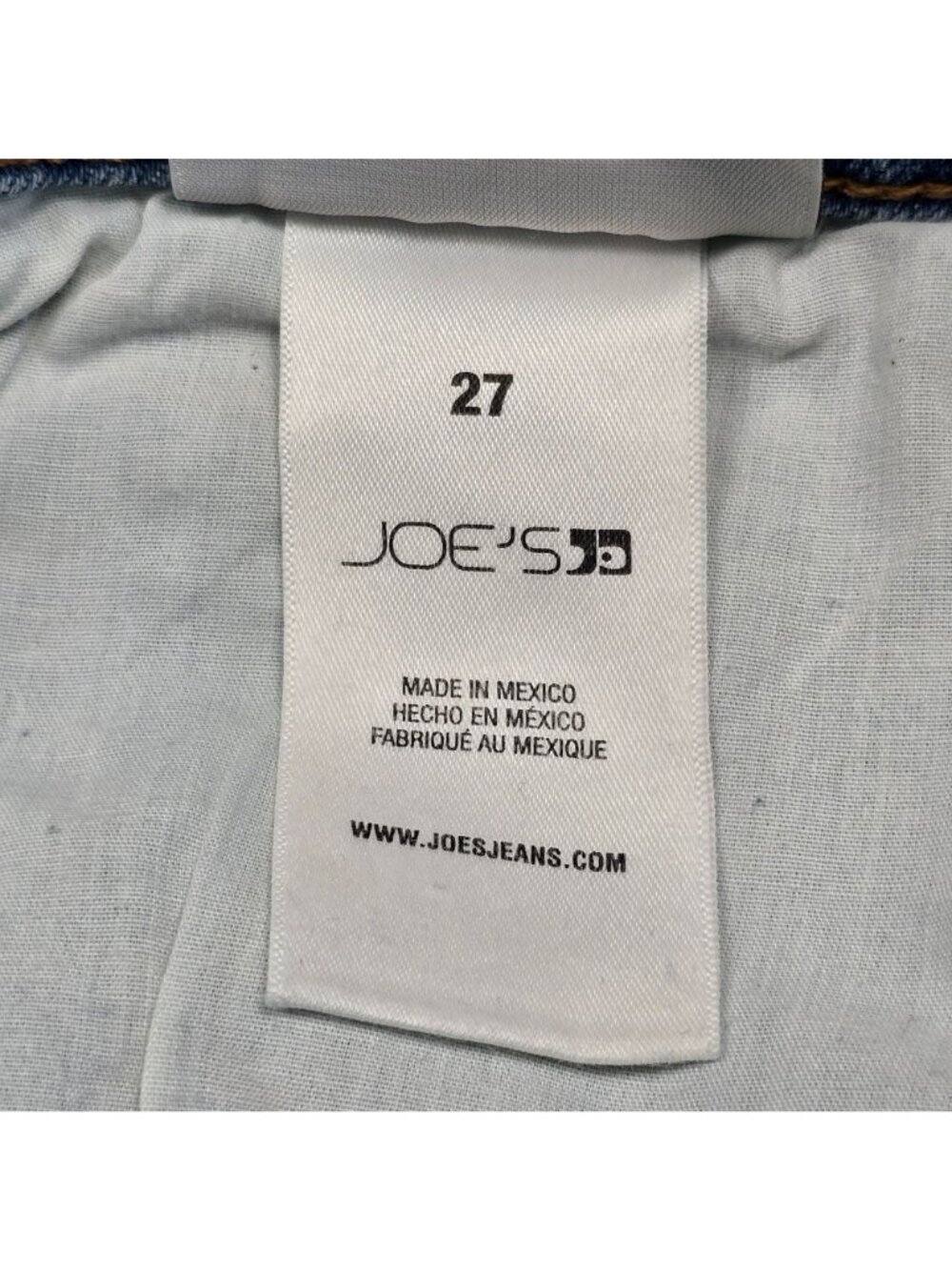 Joes 27 Button Fly High Rise Vintage Straight Jeans The Honor Distressed Raw Hem - Picture 2 of 8